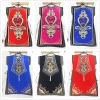 Southeast Asian ethnic style summer women's cool, extended, summer fatten and enlarged cotton silk artificial cotton sleeping skirts for middle-aged and elderly people Specification image
